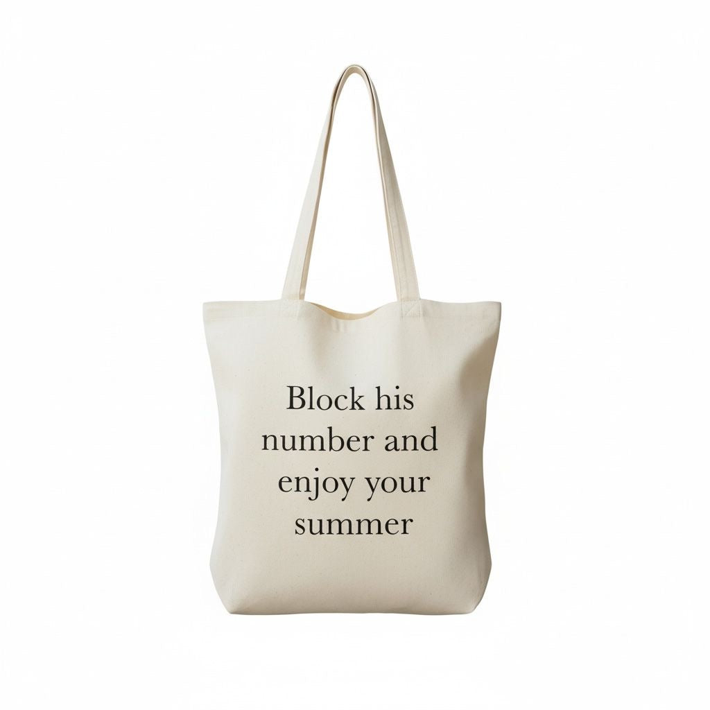 Block his number and enjoy your summer